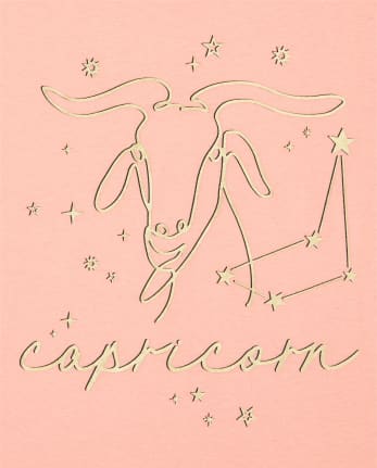 Tween Girls Capricorn Zodiac Tee