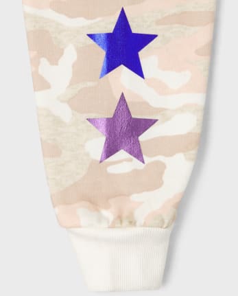 Tween Girls Star Camo Cozy Jogger Pants
