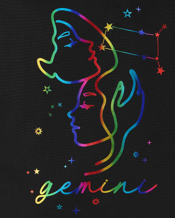 Teen Girls Gemini Zodiac Canvas Tote Bag | The Children's Place - GEMINI