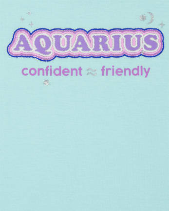Aquarius Zodiac Pajama Tee