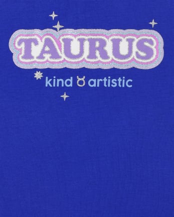 Tween Girls Taurus Zodiac Pajama Tee