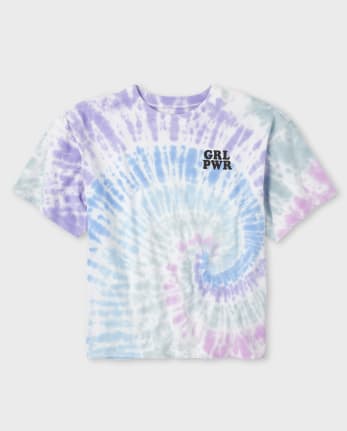 Tween Girls Tie Dye Oversized Tee