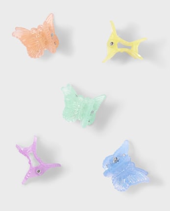Tween Girls Butterfly Hair Clip 10-Pack