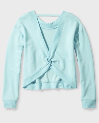 Tween Girls Twist Back Sweatshirt