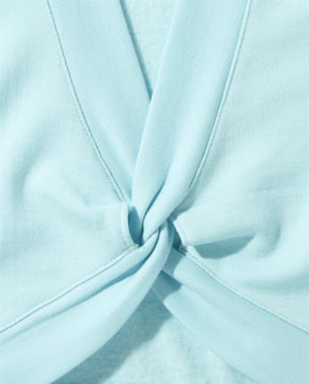 Teen Girls Long Sleeve Twist Back Sweatshirt | Sugar & Jade - LT ROBIN
