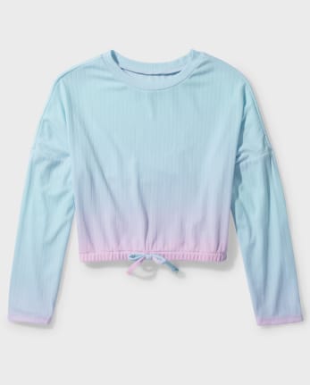 Top Dolman degradado para niñas Tween