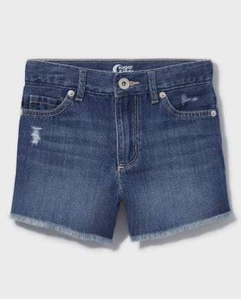 Tween Girls Denim Girlfriend Shorts