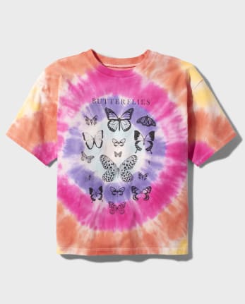 Tween Girls Tie Dye Oversized Tee