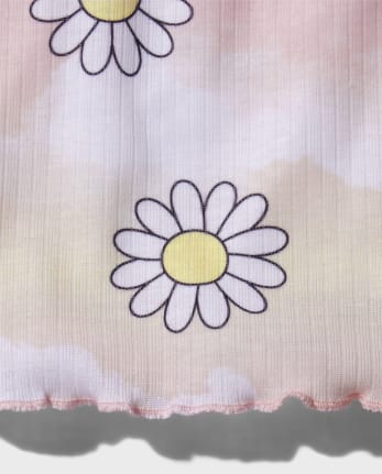 Pijama de canalé para niñas Tween Daisy