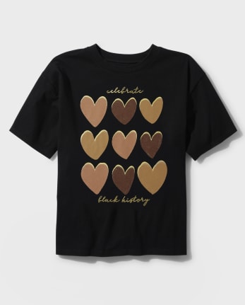 Tween Girls Black History Oversized Tee