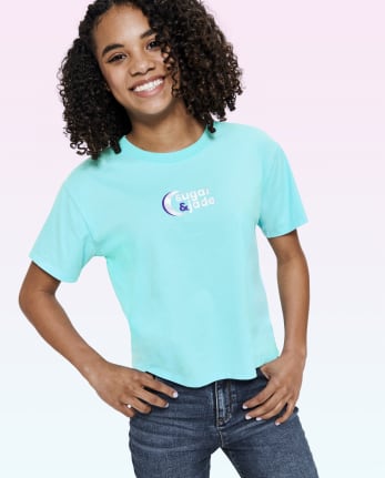 Camiseta cuadrada con logo de Tween Girls