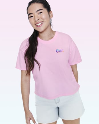 Boxy t shirt girl clearance