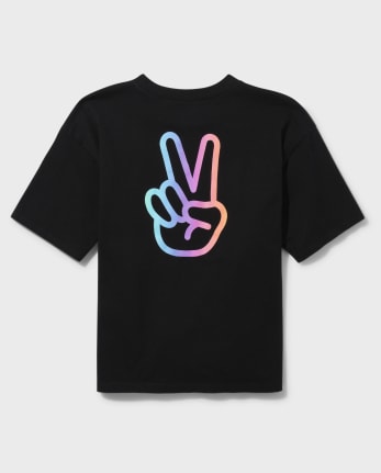 Tween Girls Logo Oversized Tee