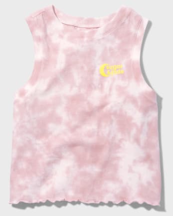 Tween Girls Logo Muscle Tank Top