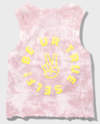 Tween Girls Logo Muscle Tank Top