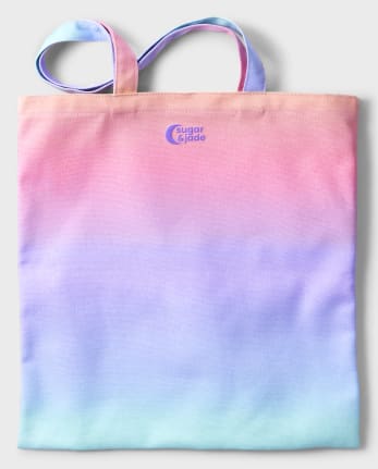Teen Girls Ombre Smile Canvas Tote Bag