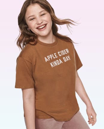 Tween Girls Oversized Graphic Tee