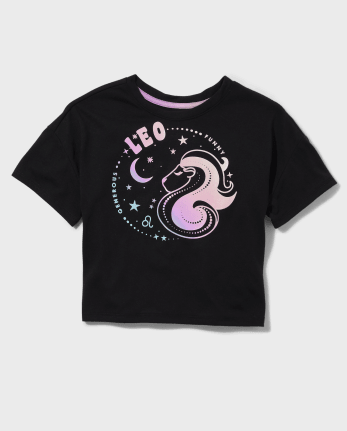 Tween Girls Leo Zodiac Sleep Tee