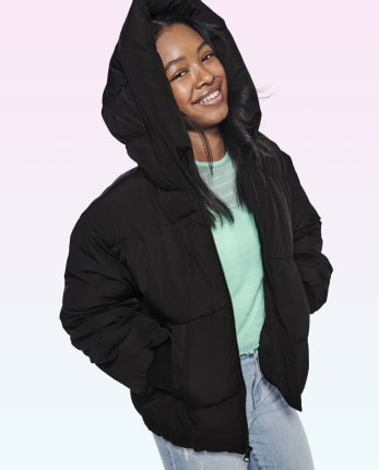 Oversized Quilted Puffer Jacket - Brown - Ladies | H&M GB