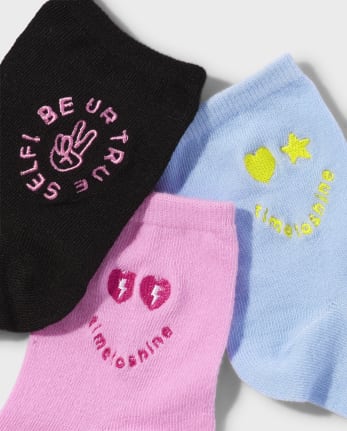 Tween Girls Icon Midi Socks 3-Pack