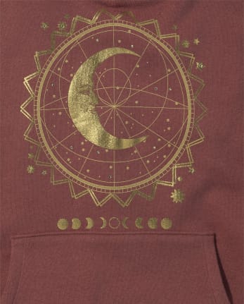 Tween Girls Zodiac Oversized Hoodie
