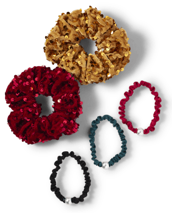 Tween Girls Scrunchie Ornament Set