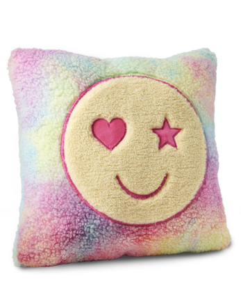 Tween Girls Logo Happy Face Pillow