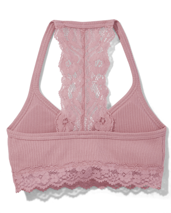 Pink Bralette Lace