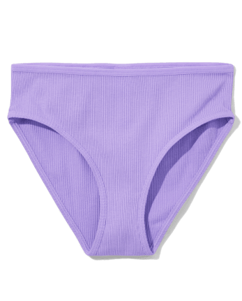 Teen Girls Ribbed Bikini Underwear  The Children's Place - LACROSSE VIOLET  NEON