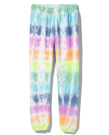 Girls Tie Dye Campus Pants