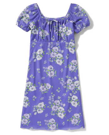Tween Girls Floral Babydoll Dress