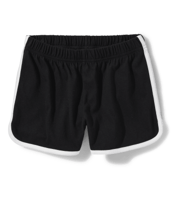 Allmeingeld Little Girls' Dolphin Shorts Cotton Shorts Black 3