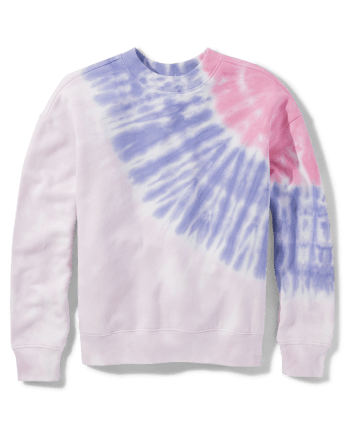 Tween Girls Tie Dye Oversized Sweatshirt