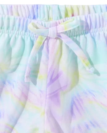 Tween Girls Long Sleeve Tie Dye French Terry Pajamas | The Children's ...