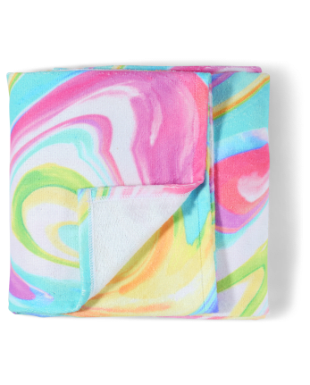 Tween Girls Tie Dye Beach Towel