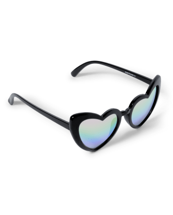 Tween Girls Ombre Heart Sunglasses