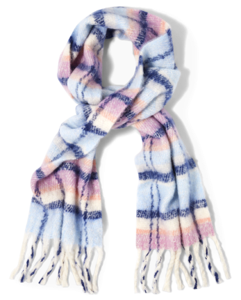 Tween Girls Plaid Scarf