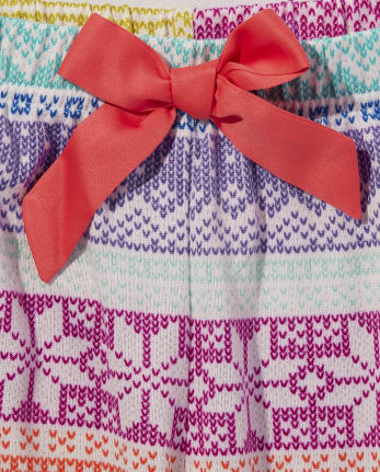 Tween Girls Snowflake Fairisle Pajamas