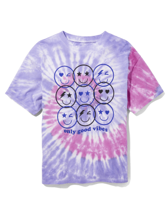 Tween Girls Oversized Graphic Tee