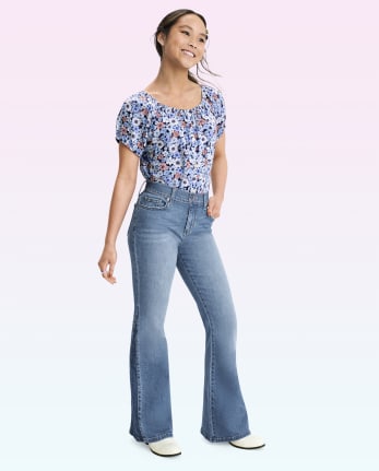 Tween Girls Low Rise Super Flare Jeans
