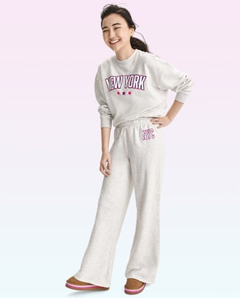 Tween Girls NY Fleece Oversized Sweatshirt