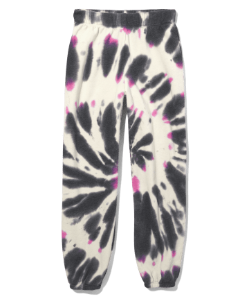 Tween Girls Tie Dye Fleece Jogger Pants