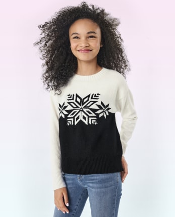 Snowflake sweater deals