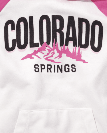 Tween Girls Colorado Springs Fleece Hoodie