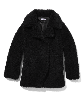 Tween Girls Sherpa Teddy Coat
