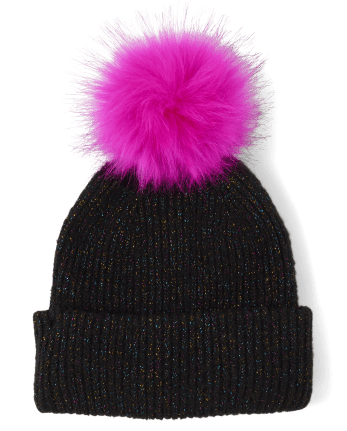 Tween Girls Pom Pom Beanie