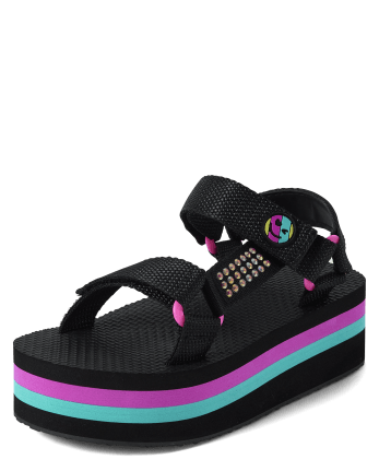 Tween Girls Embellished Platform Sandals | The Children's Place - MULTI CLR