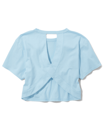 Tween Girls Cutout Boxy Tee