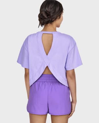 Tween Girls Cutout Boxy Tee