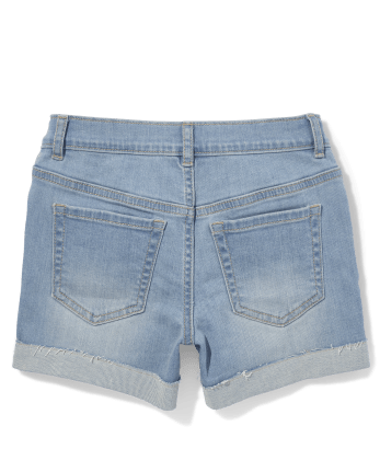 Tween Girls Denim Midi Shorts
